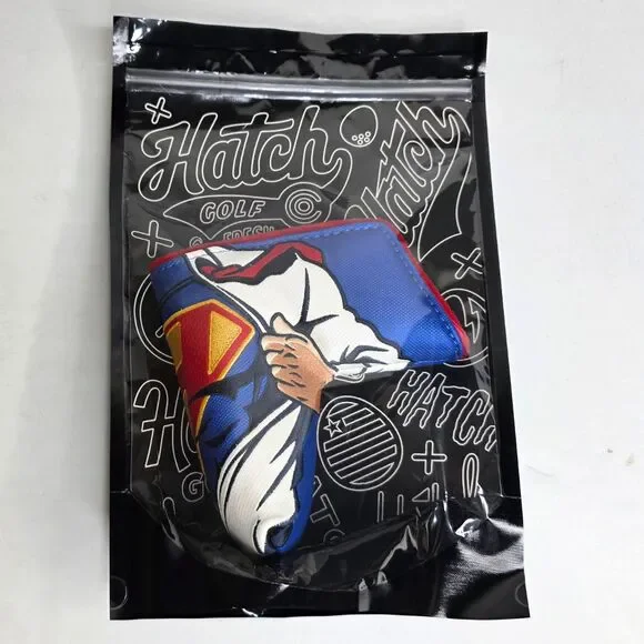 Hatch Golf Hero Revealed Superman Blade Putter Headcover - Thumbnail 2